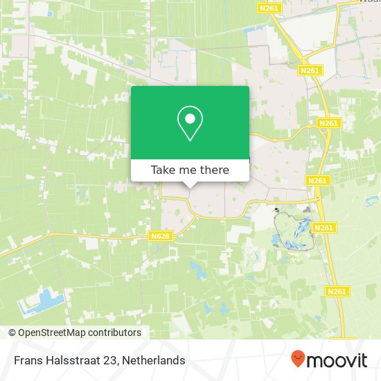 Frans Halsstraat 23, 5171 XD Kaatsheuvel Karte