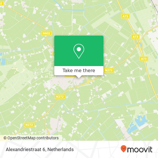 Alexandriestraat 6, 5845 BT Sint Anthonis map