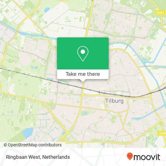 Ringbaan West, 5042 GJ Tilburg map
