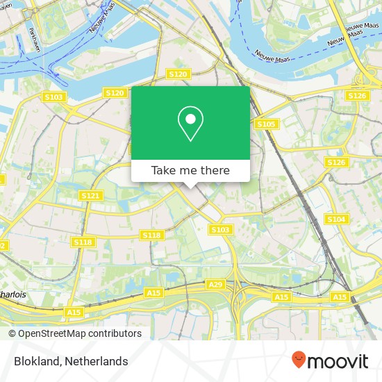 Blokland, Blokland, 3075 Rotterdam, Nederland map