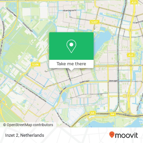 Inzet 2, 1068 RD Amsterdam map