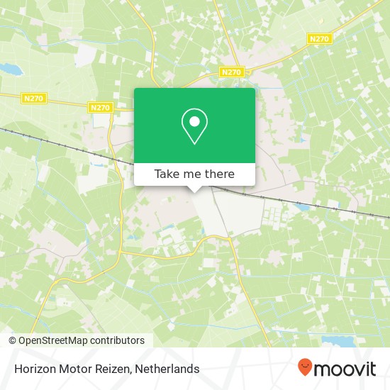 Horizon Motor Reizen map