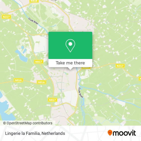 Lingerie la Familia map