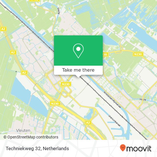 Techniekweg 32, Techniekweg 32, 3542 DT Utrecht, Nederland Karte