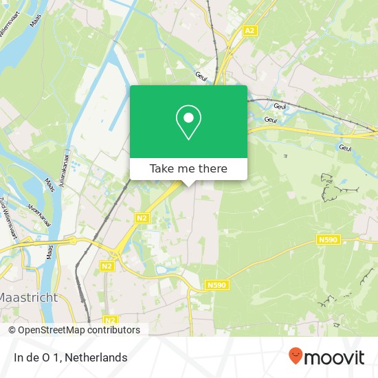 In de O 1, 6225 CH Maastricht map