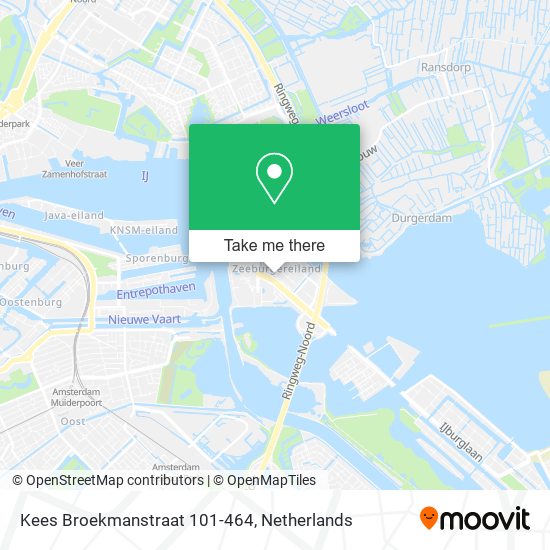 How to get to Kees Broekmanstraat 101-464 in Amsterdam by Bus, Train or ...