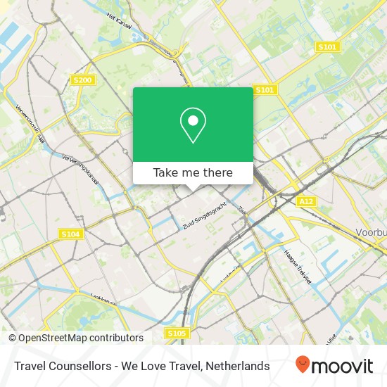 Travel Counsellors - We Love Travel map