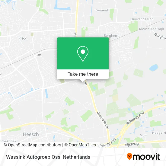 Wassink Autogroep Oss map