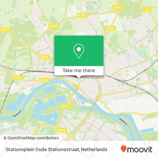 Stationsplein Oude Stationsstraat, 6811 Arnhem map