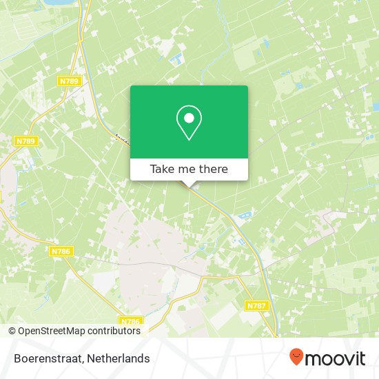 Boerenstraat, 6964 Eerbeek map