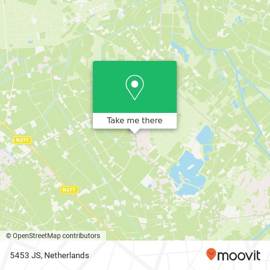 5453 JS, 5453 JS Langenboom, Nederland map