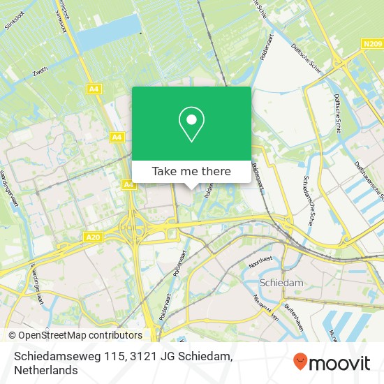 Schiedamseweg 115, 3121 JG Schiedam map