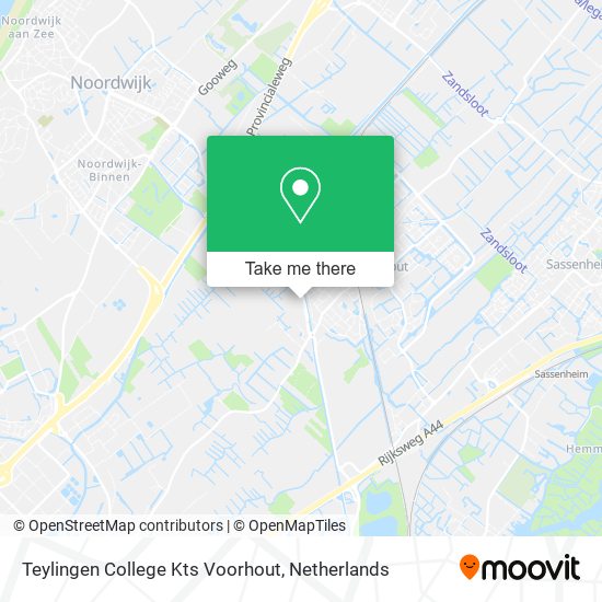 Teylingen College Kts Voorhout map