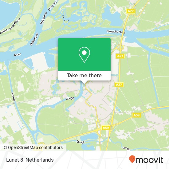 Lunet 8, 4941 GG Raamsdonksveer map