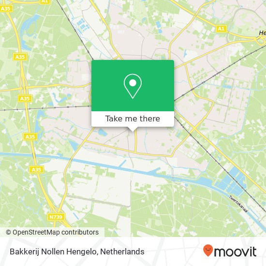 Bakkerij Nollen Hengelo, Dikkersplein 5 map