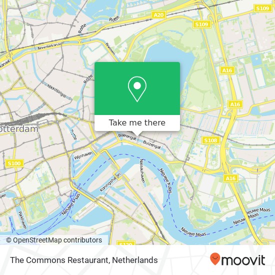The Commons Restaurant, Willem Ruyslaan 225 Karte