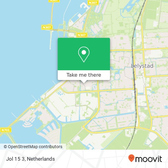 Jol 15 3, 8243 EP Lelystad map