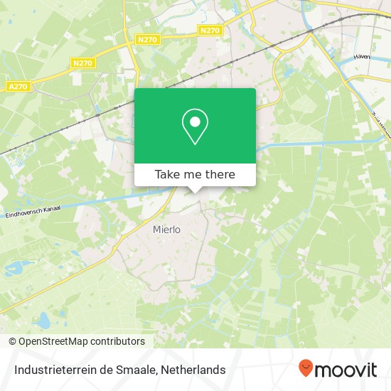 Industrieterrein de Smaale Karte