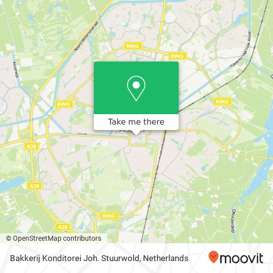 Bakkerij Konditorei Joh. Stuurwold, Brink 22 map