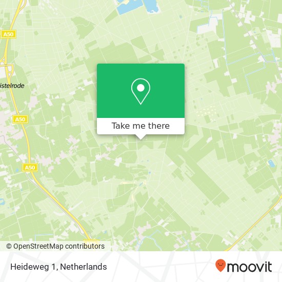 Heideweg 1, 5406 WE Uden map