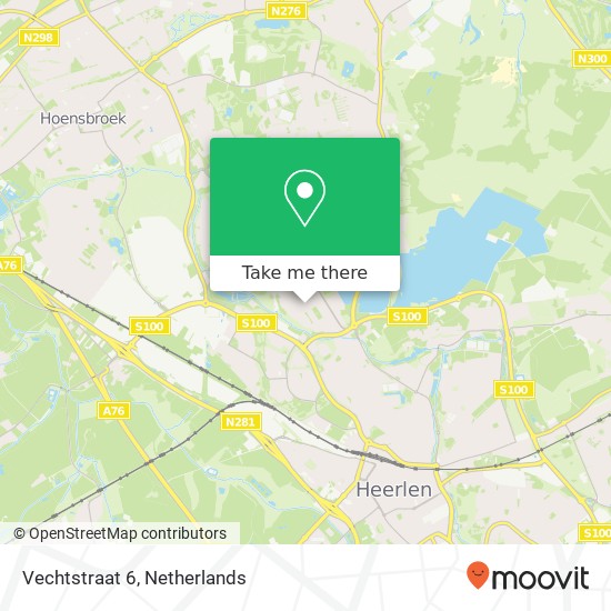 Vechtstraat 6, 6413 VZ Heerlen map