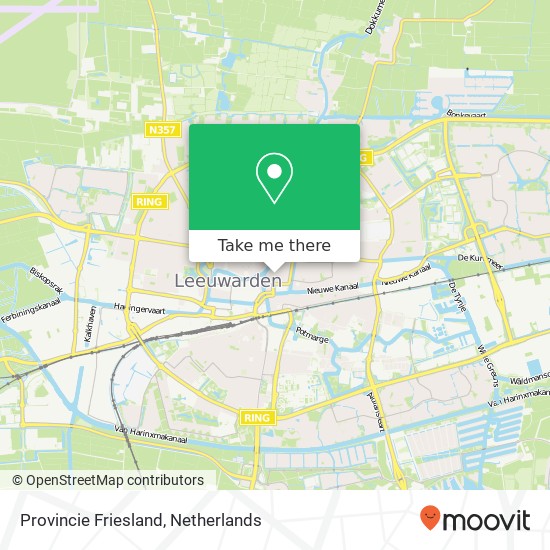 Provincie Friesland map