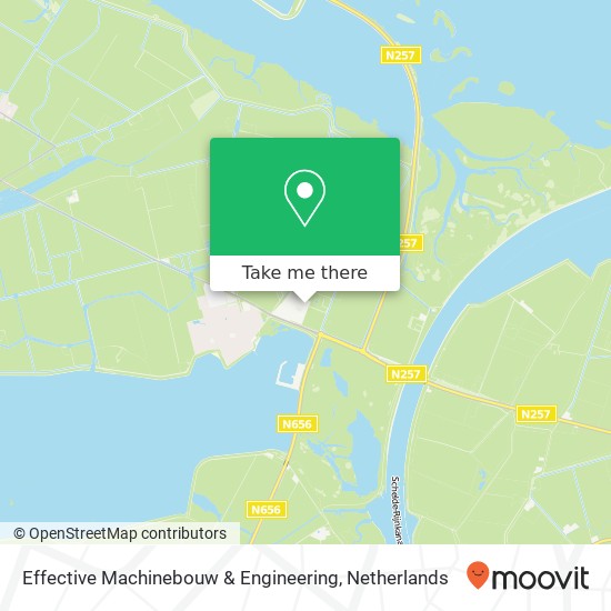 Effective Machinebouw & Engineering, Industrieweg 10 map