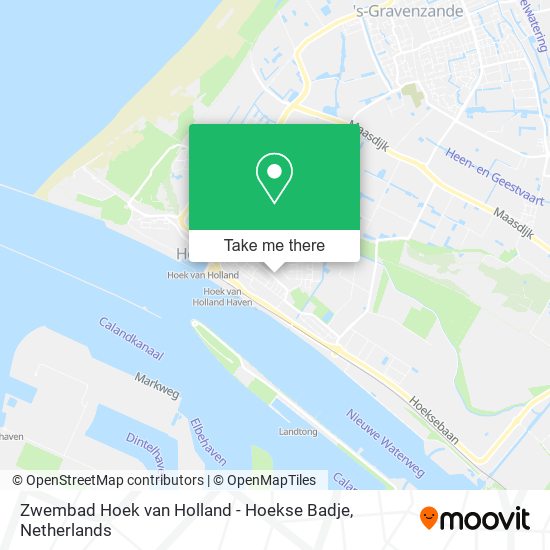 Zwembad Hoek van Holland - Hoekse Badje map