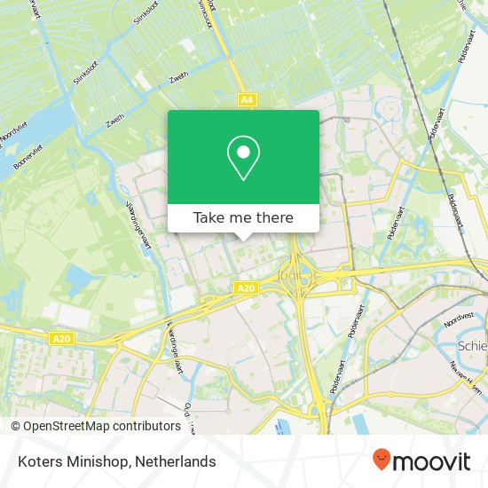 Koters Minishop, Spechtlaan 366 map