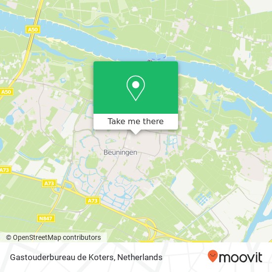 Gastouderbureau de Koters, Schoolstraat 14 Karte