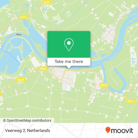 Veerweg 2, 5397 EG Lith map