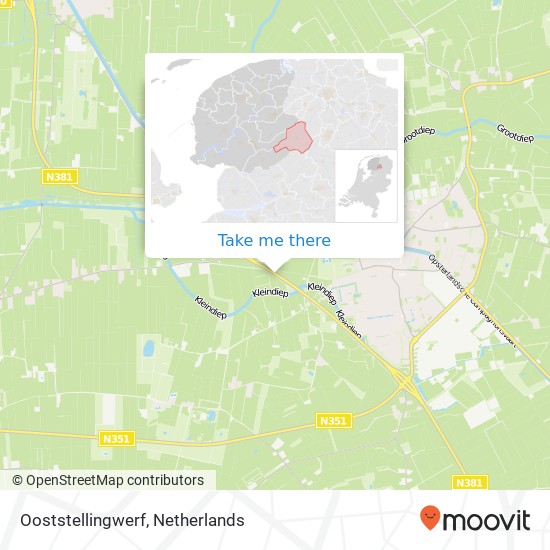 Ooststellingwerf, Ooststellingwerf, Nederland map