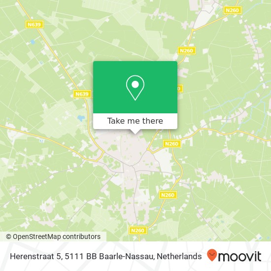 Herenstraat 5, 5111 BB Baarle-Nassau map