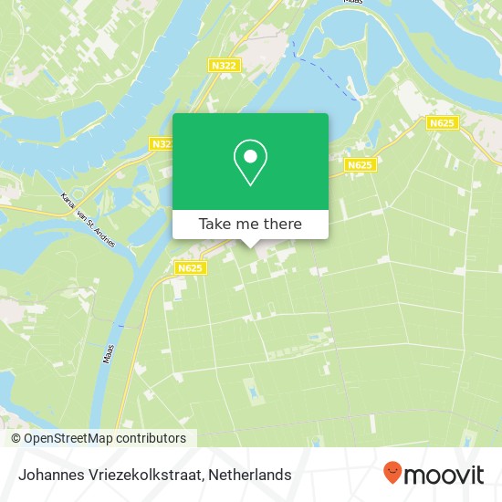 Johannes Vriezekolkstraat, 5398 Maren-Kessel map