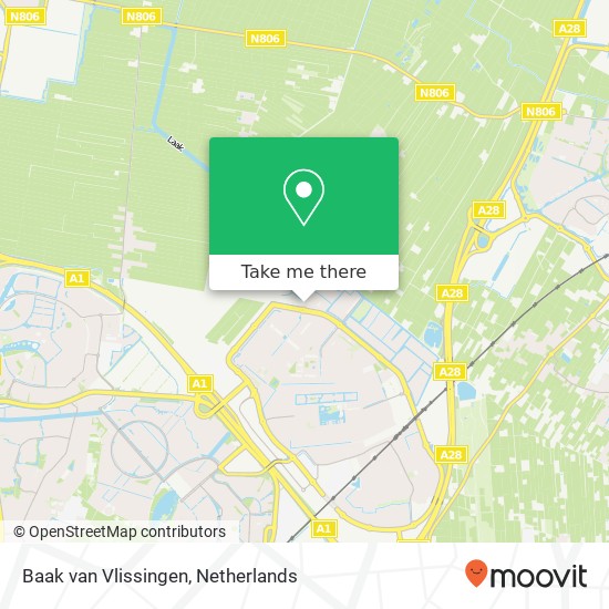 Baak van Vlissingen, 3826 Amersfoort map
