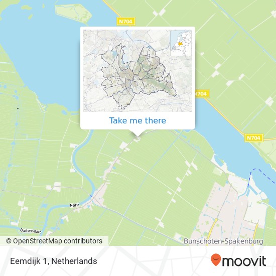 Eemdijk 1, 3754 NC Bunschoten Spakenburg map