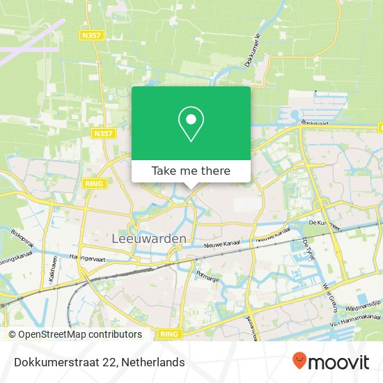 Dokkumerstraat 22, 8922 AT Leeuwarden map