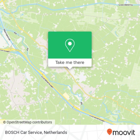 BOSCH Car Service, Milrooijseweg 15 map