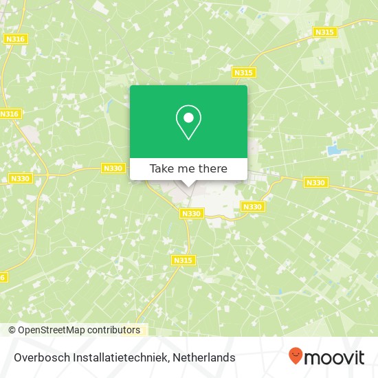 Overbosch Installatietechniek, Groen van Prinstererstraat 74 map