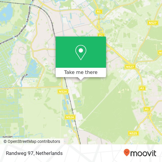 Randweg 97, 1403 XN Bussum map