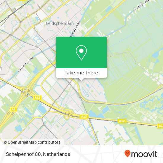 Schelpenhof 80, 2492 SW Den Haag map