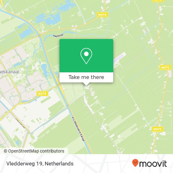 Vledderweg 19, 9585 PA Vledderveen Karte