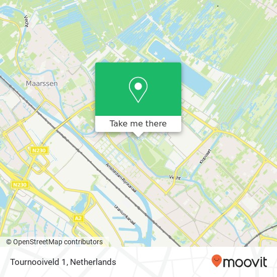 Tournooiveld 1 map