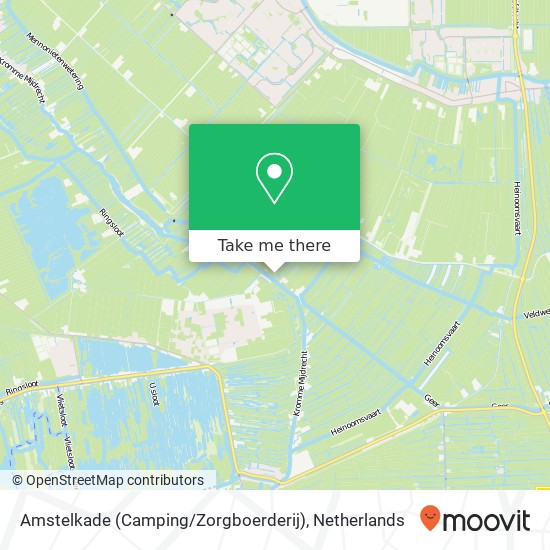 Amstelkade (Camping / Zorgboerderij), Amstelkade (Camping / Zorgboerderij), Amstelkade 61, 3648 KA Wilnis, Nederland map