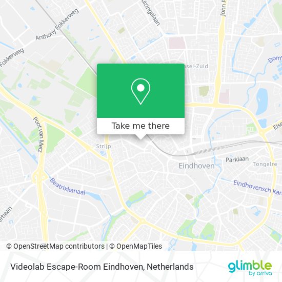 Videolab Escape-Room Eindhoven map