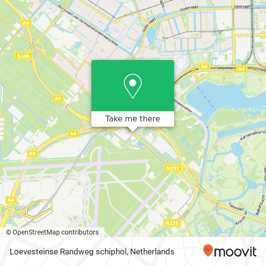 Loevesteinse Randweg schiphol, 1171 Luchthaven Schiphol map