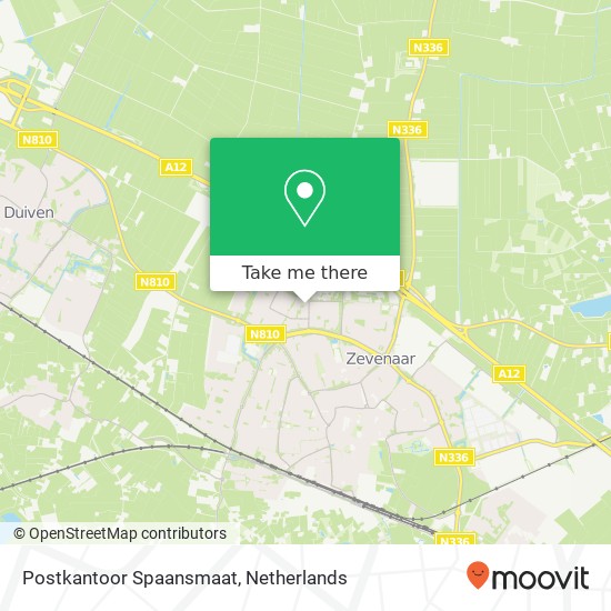 Postkantoor Spaansmaat, Spaansmaat 10 map