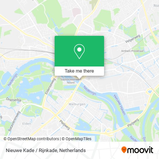 Nieuwe Kade / Rijnkade map