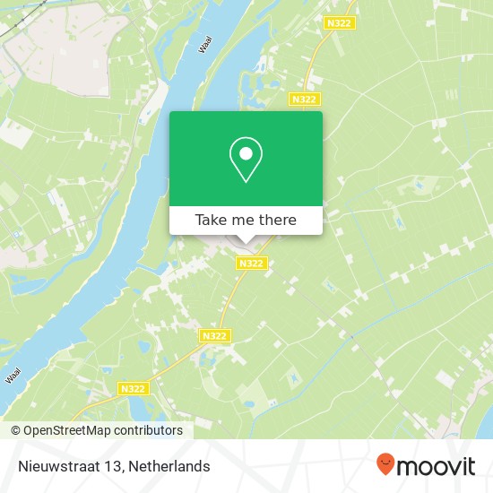 Nieuwstraat 13, 6621 ZX Dreumel map