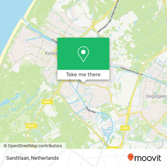 Sandtlaan, Sandtlaan, Nederland Karte